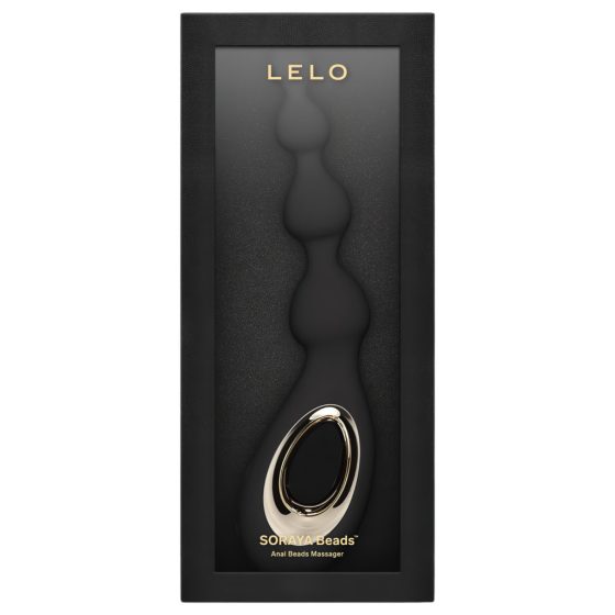 LELO Soraya Beads - Rechargeable, Waterproof Anal Vibrator (Black)