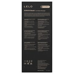   LELO Soraya Beads - Rechargeable, Waterproof Anal Vibrator (Black)