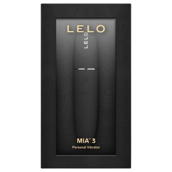 LELO Mia 3 - travel lipstick vibrator (black)