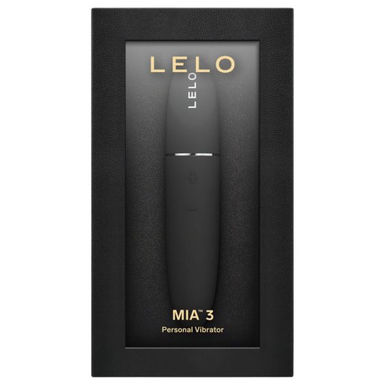 LELO Mia 3 - travel lipstick vibrator (black)