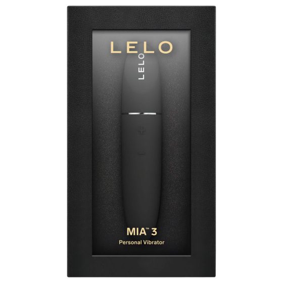 LELO Mia 3 - travel lipstick vibrator (black)