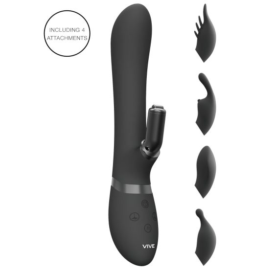 Vive Chou - 4-in-1 Clitoral Arm Vibrator (Black)