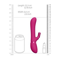   Vive Chou - Rechargeable, Interchangeable Head Clitoral Vibrator (Pink)