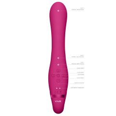 Vive Suki - Rechargeable Strapless Strap-On Vibrator (Pink)