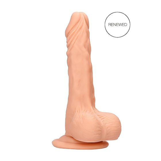 RealRock Dong 10 - Realistic Dildo with Testicles (10) - Natural"