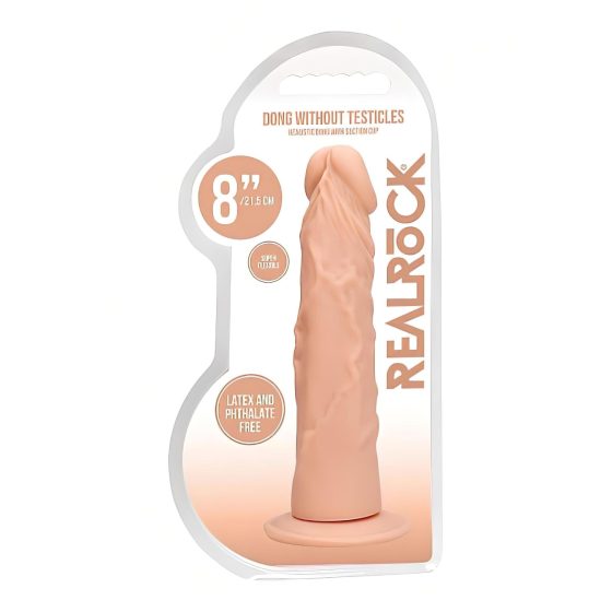 RealRock Dong 8 - Realistic Dildo (20cm) - Natural