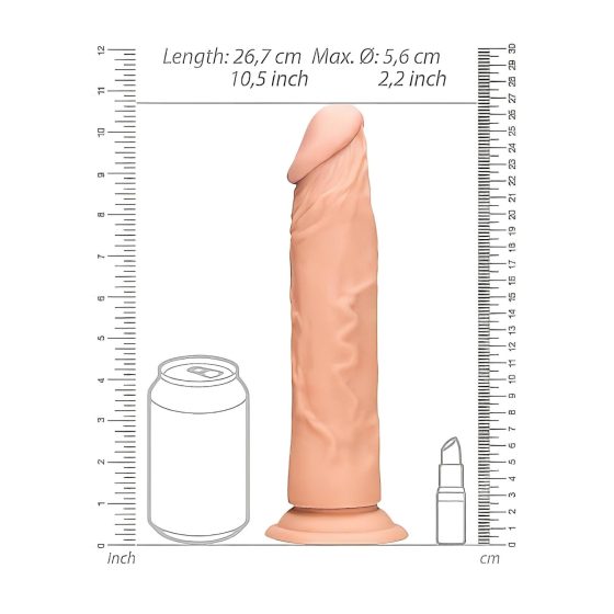 RealRock 10 Realistic Dildo - Natural"