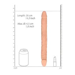 RealRock Double Dong 14 - Double Dildo (14 Inches) - Natural