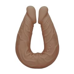 RealRock Double Dong 14 - Dark Natural Double Dildo (36cm)