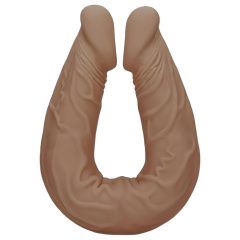 RealRock Double Dong 14 - Dark Natural Double Dildo (36cm)