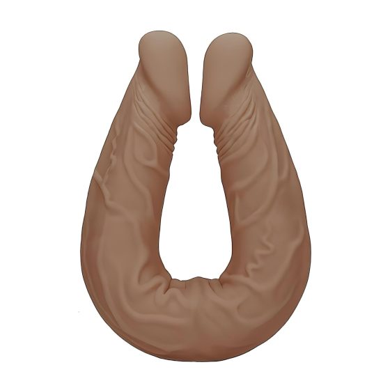 RealRock Double Dong 14 - Dark Natural Double Dildo (36cm)