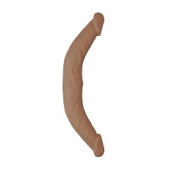 RealRock Double Dong 14 - Dark Natural Double Dildo (36cm)