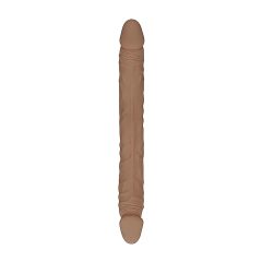 RealRock Double Dong 18 - Double Dildo (46cm) - Dark Natural