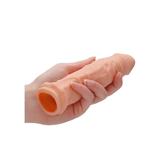 RealRock 6 Penis Sleeve - 17cm - Natural