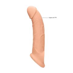 RealRock 9 Penis Sleeve - (21.5cm) - Natural