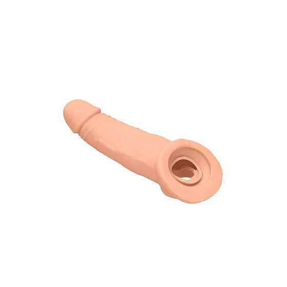 RealRock 9 Penis Sleeve - (21.5cm) - Natural