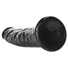   RealRock Slim - Realistic Dildo with Suction Cup - 6.1 Inches (Black)