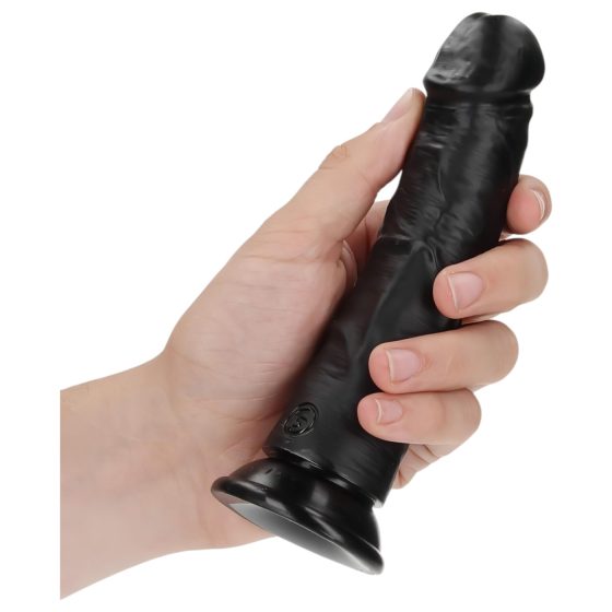 RealRock Suction Cup Realistic Dildo - 6.1 Inches (Black)