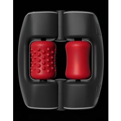 Orctan - Rechargeable Penis Massager (Black-Red)