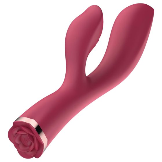 Raytech Rose - Rechargeable, Waterproof Clitoral Vibrator (Red)