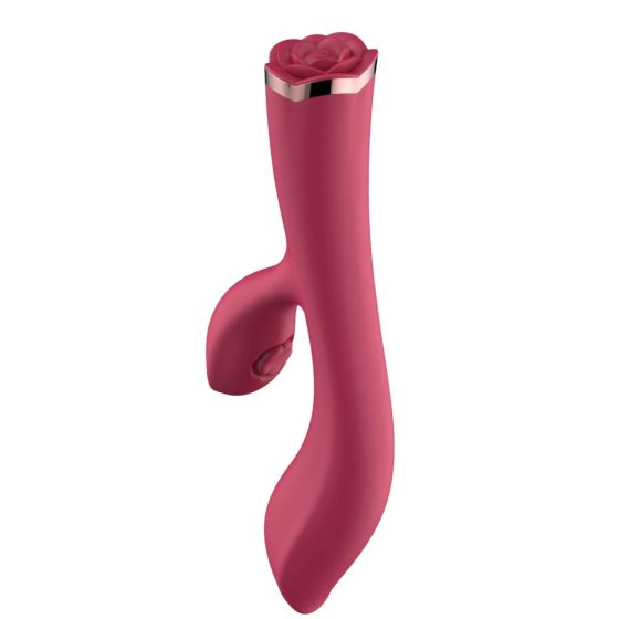 Raytech Rose - Rechargeable, Waterproof Clitoral Vibrator (Red)