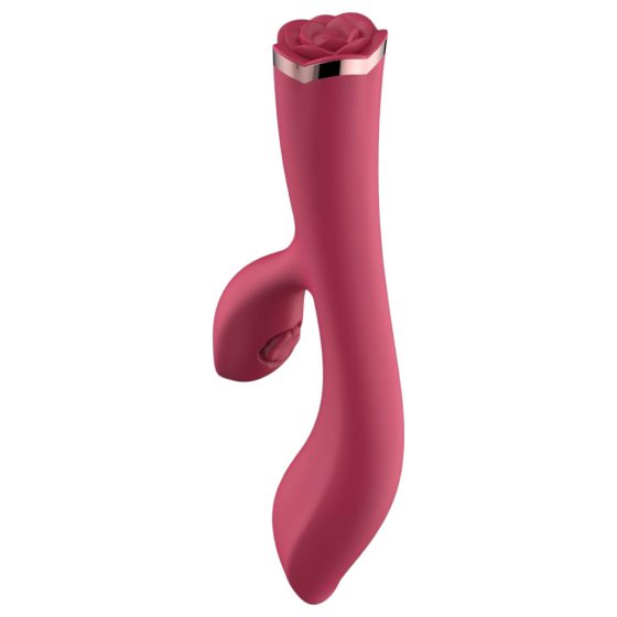 Raytech Rose - Rechargeable, Waterproof Clitoral Vibrator (Red)