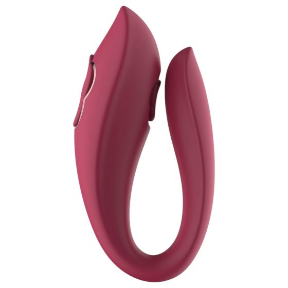 Raytech Rose - Rechargeable Waterproof Couple's Vibrator (Red)