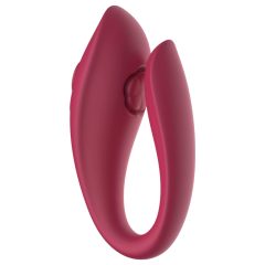   Raytech Rose - Rechargeable Waterproof Couple's Vibrator (Red)