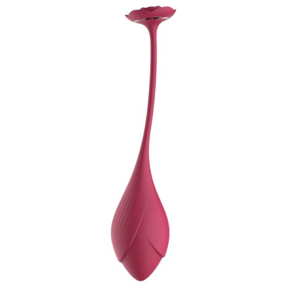 Raytech Rose - Rechargeable, Wireless Vibrating Egg (Red)