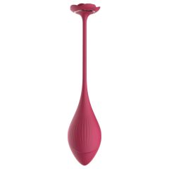 Raytech Rose - Rechargeable, Wireless Vibrating Egg (Red)