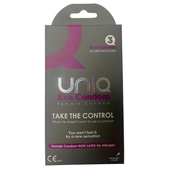 Uniq Eva - Latex-Free Women's Condoms (3 Pack)