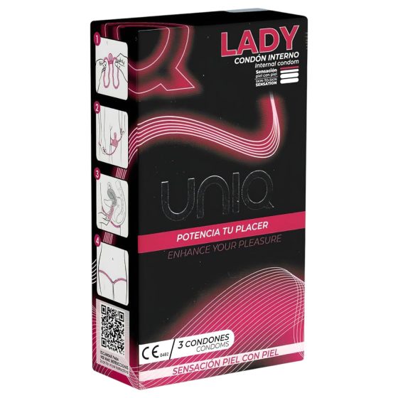 Uniq Lady - Women's Condoms (Pack of 3)