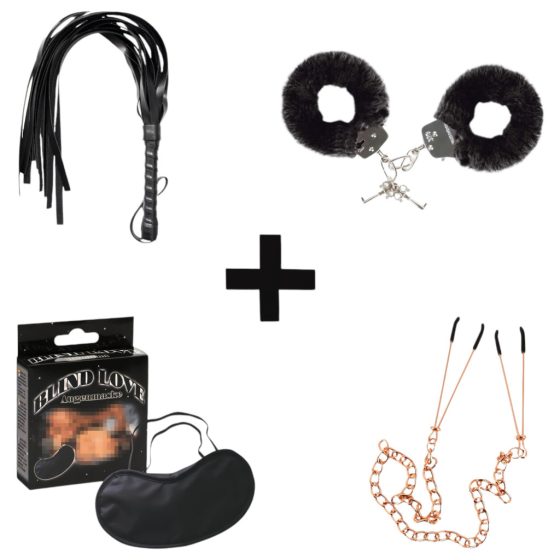 Beginner's BDSM Bondage Kit (4 Pieces)