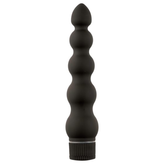 Black Magic 7 - Rigid 5-Bead Anal Vibrator (Black)