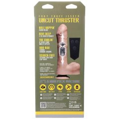   Doc Johnson Mini F-Machine Uncut - Wireless Thrusting Vibrator (Natural)