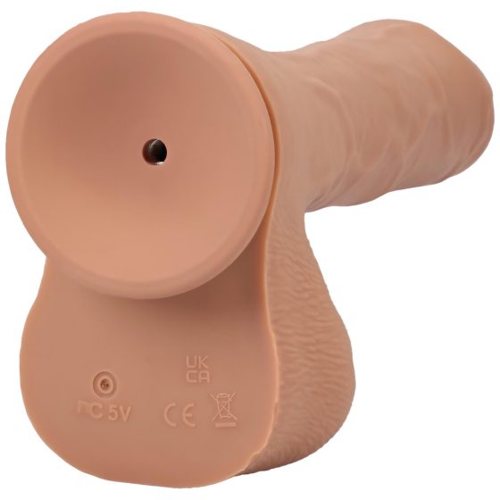 Doc Johnson Mini F-Machine Uncut - Wireless Thrusting Vibrator (Natural)