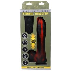   Doc Johnson Mini F-Machine Tendril - Wireless Thrusting Vibrator (Red)