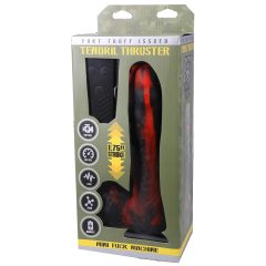   Doc Johnson Mini F-Machine Tendril - Wireless Thrusting Vibrator (Red)