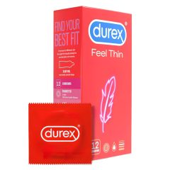 Durex Feel Thin - Realistic Sensation Condoms (12 pack)