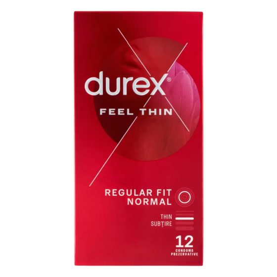 Durex Feel Thin - Realistic Sensation Condoms (12 pack)