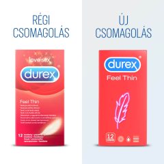 Durex Feel Thin - Realistic Sensation Condoms (12 pack)