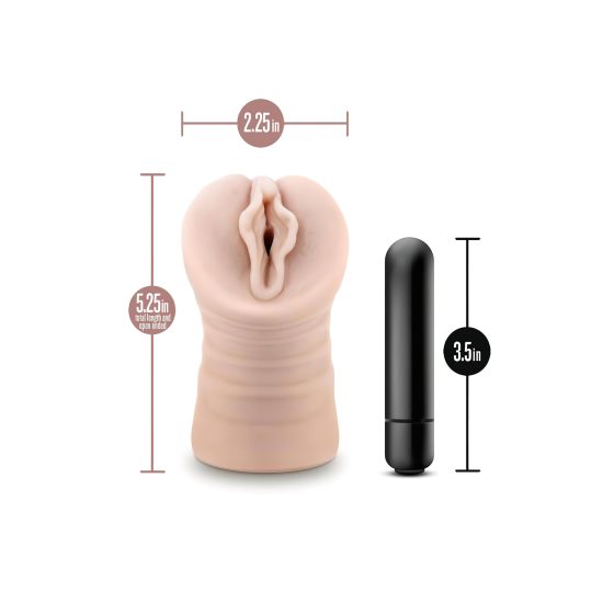 Enlust Destini - Vibrating Artificial Vagina with AI Images (Natural)