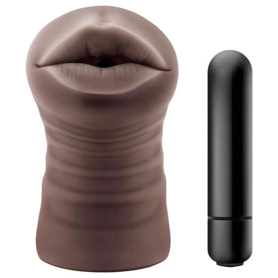 Enlust Krystal - Vibrating Smart Mouth with AI Imagery (Brown)