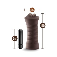   Enlust Krystal - Vibrating Smart Mouth with AI Imagery (Brown)