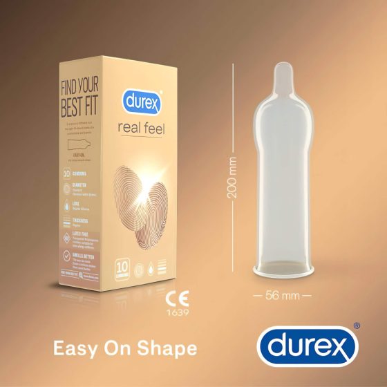 Durex Real Feel - Latex-Free Condoms (10 pcs)