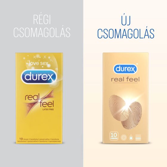 Durex Real Feel - Latex-Free Condoms (10 pack)