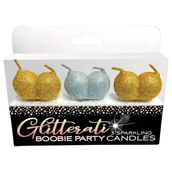 Glittaretti - Breast Candle Set (3pcs)