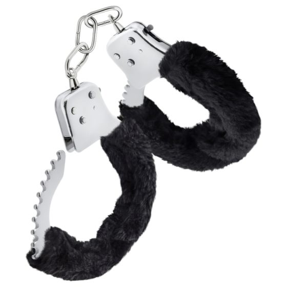 Temptasia Cuffs - Plush Handcuffs (Black)