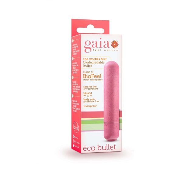 Gaia Eco M - Eco-Friendly Vibrator (Coral) - Medium