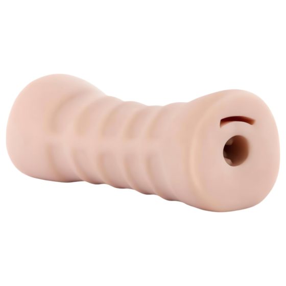 M for Men Ashley - Vibrating Masturbator (Natural)